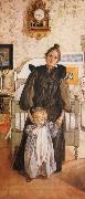 Carl Larsson Karin and Kersti Spain oil painting reproduction